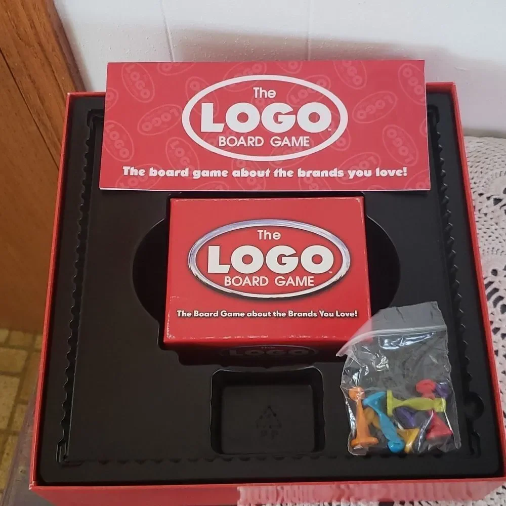 The LOGO Board Game - The Board Game About the Brands You Love! New - Open Box
